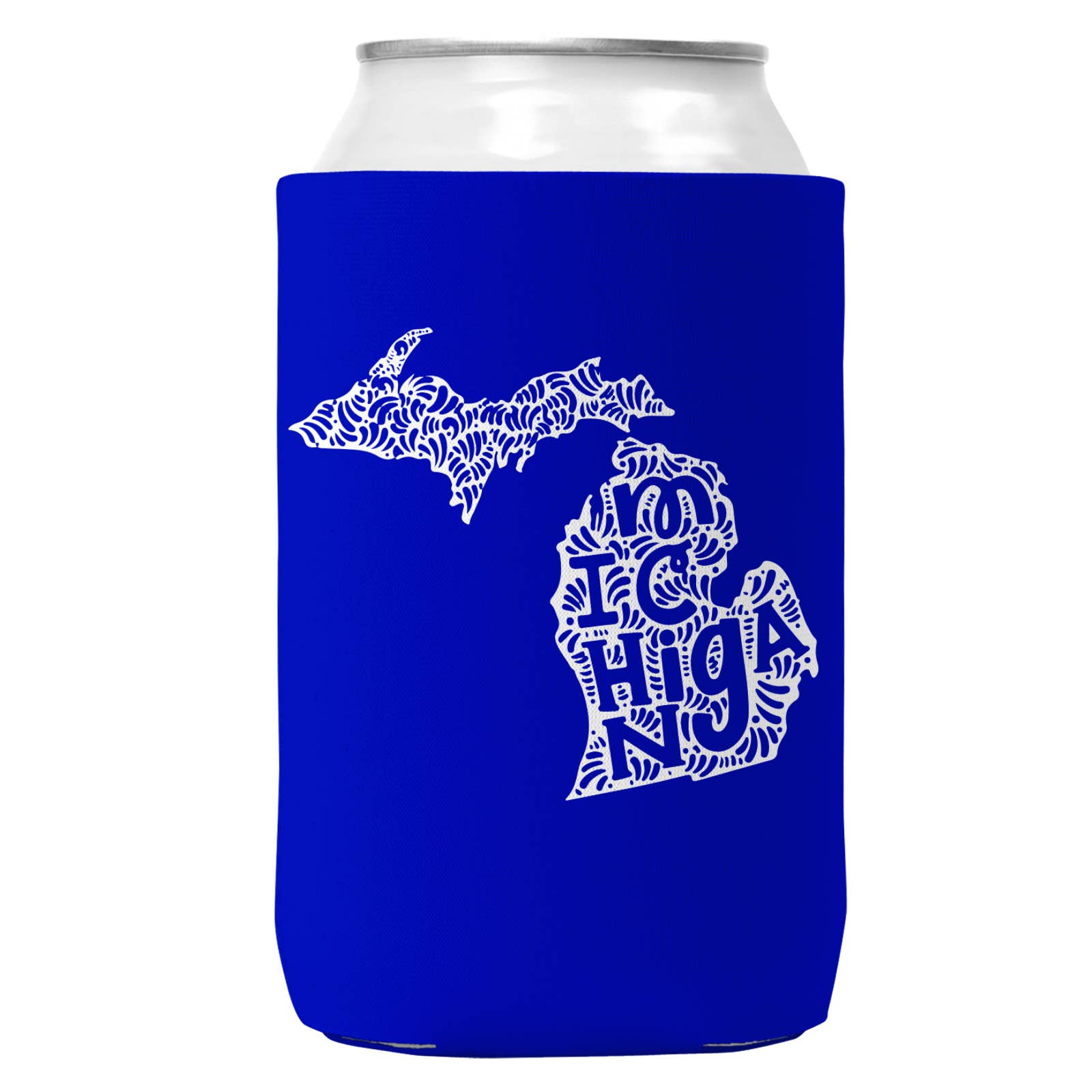 Michigan Can Coozie Cooler for 12oz Cans | State Koozie-4