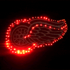 Detroit Red Wings Flashing Fiber Optic Cap-1