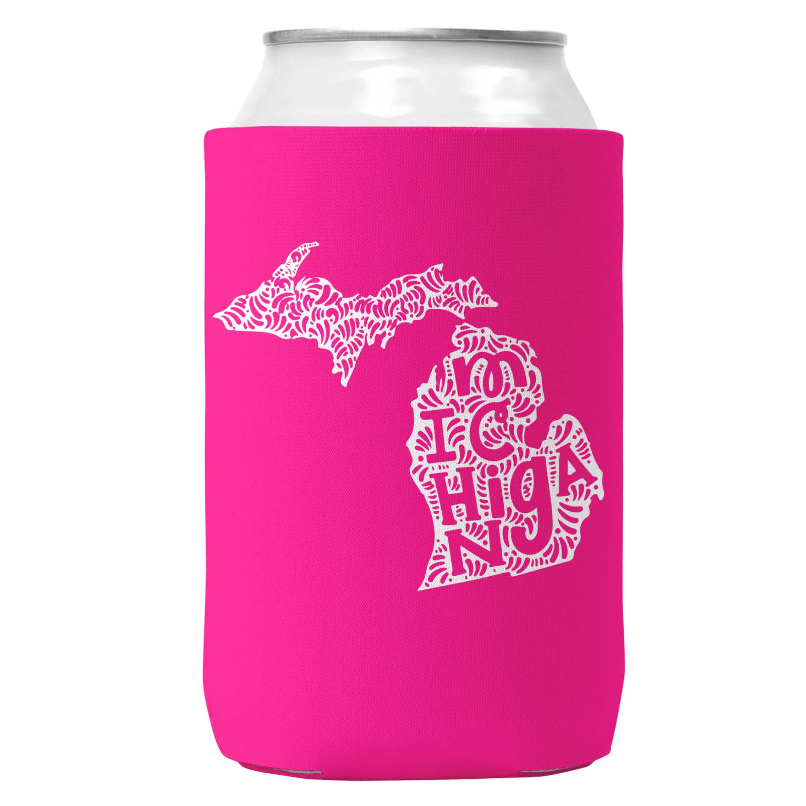 Michigan Can Coozie Cooler for 12oz Cans | State Koozie-3