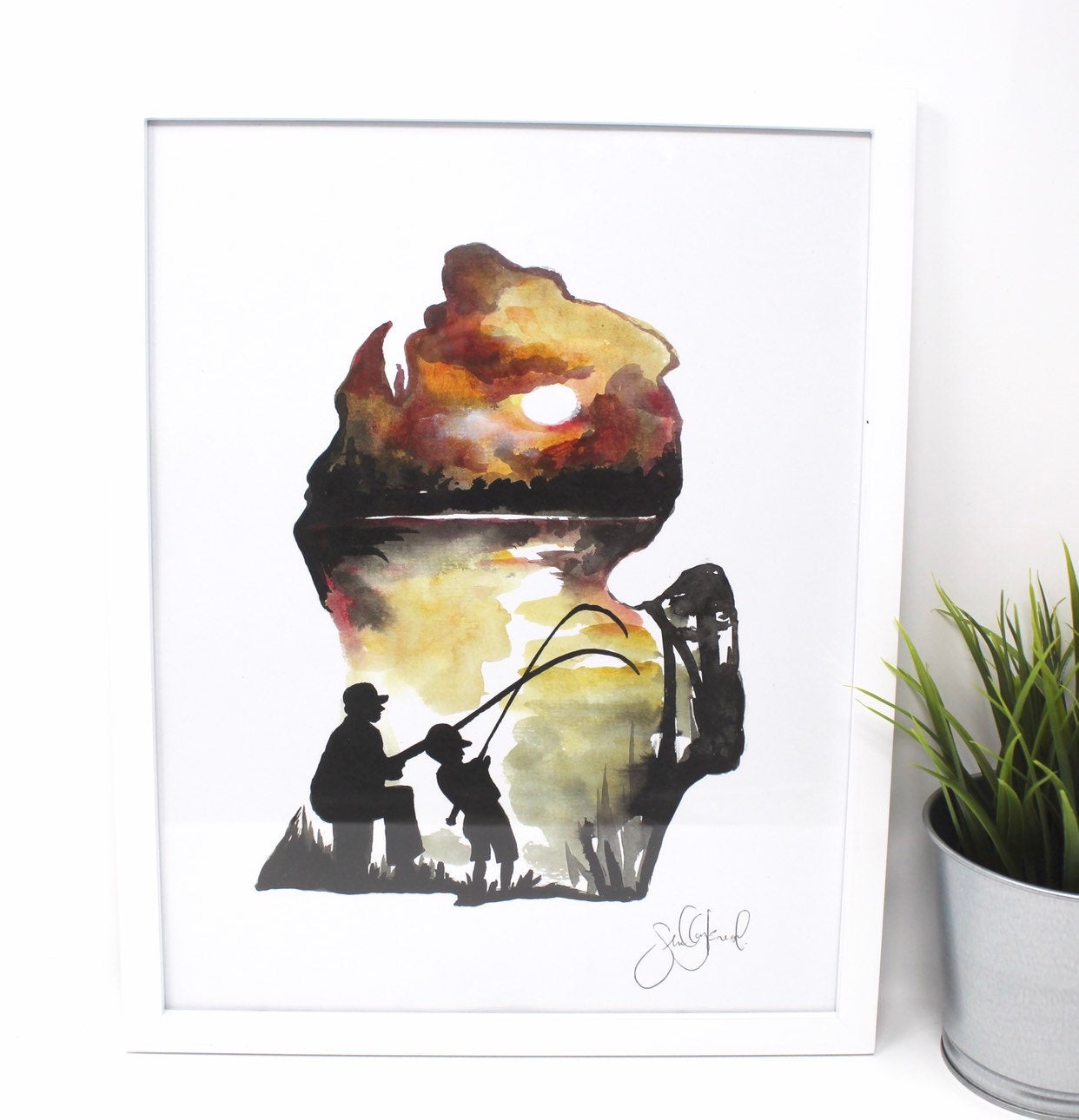 Father's Day in Michigan Art Print