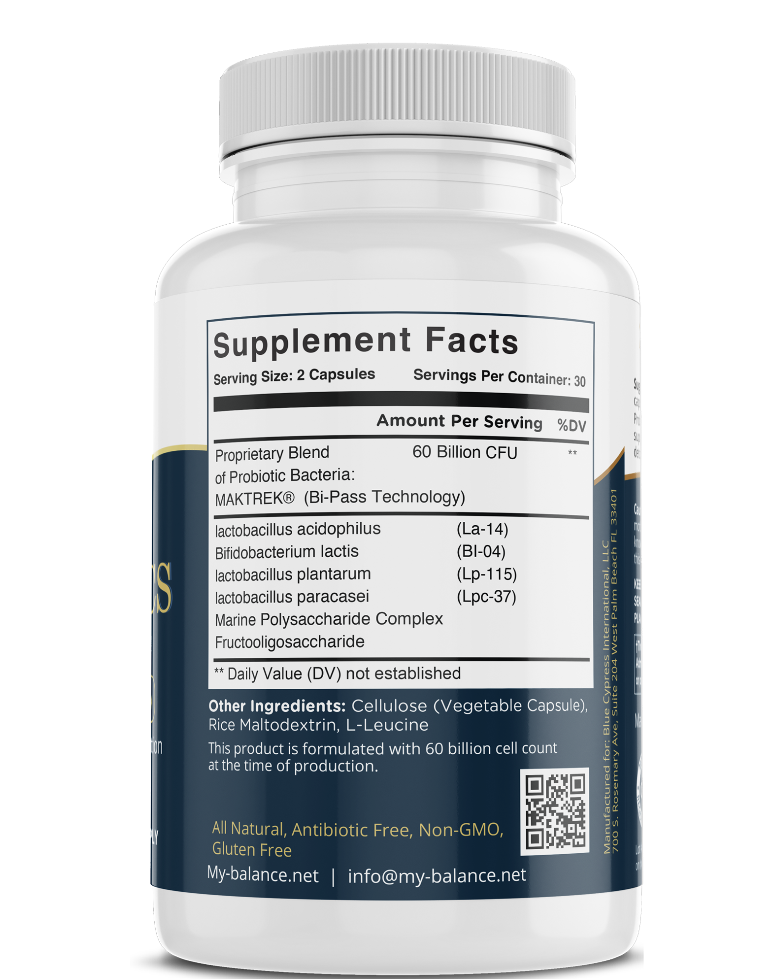 Probiotics 60 billion - Max Strength
